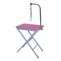 Pink Foldable Pet Grooming show Table SF-601