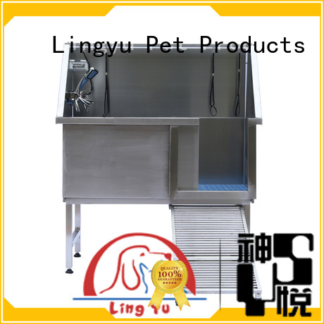 Lingyu grooming tub with lifting method for sale