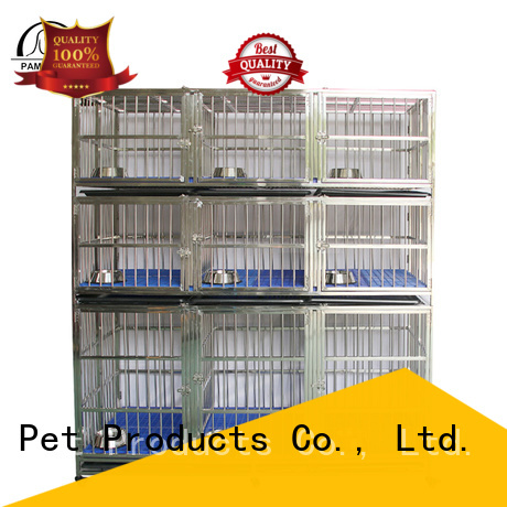 design dog crate with movable tray for pets