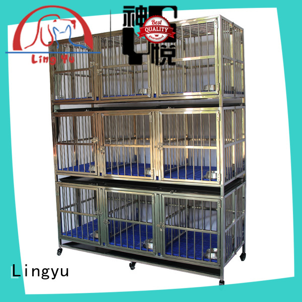 Lingyu dog cage company for sale